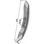 Kultivatoriaus noragėlis 270mm 1