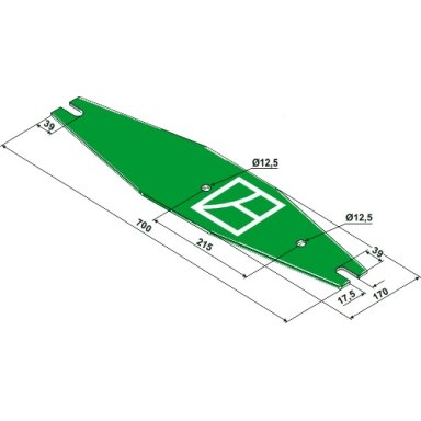 057068 Kverneland lingė, 700