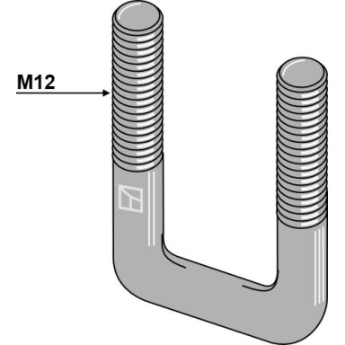 Kilpinis varžtas M12