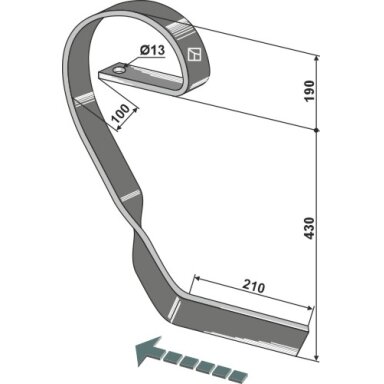 35310056 Lyginimo lenta Lemken, dešinė