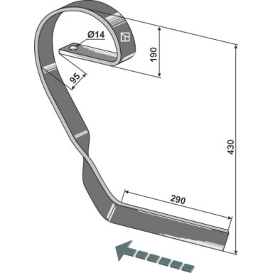 35310058 Lyginimo lenta Lemken, dešinė