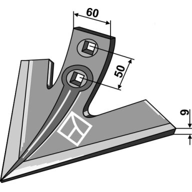 Strėlinis noragas "OTMA" 200mm