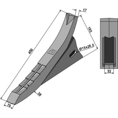 R17623310R Kaltas Maschio / Gaspardo