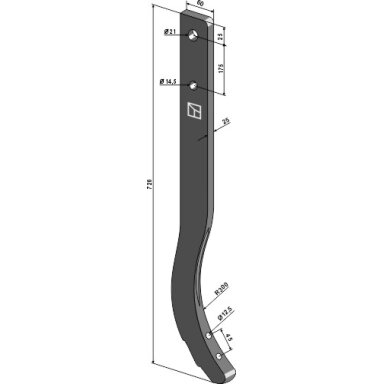 Kultivatoriaus kotas - 720mm