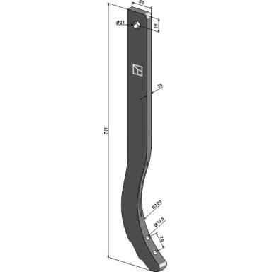Kultivatoriaus kotas - 720mm