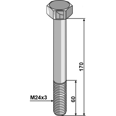 Varžtas24x3 - 8.8