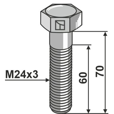 Varžtas24x3 - 8.8