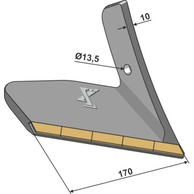 932214 Sparnelis Kockerling - kietmetalis, dešinė