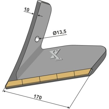 932216 Sparnelis Kockerling - kietmetalis, kairė