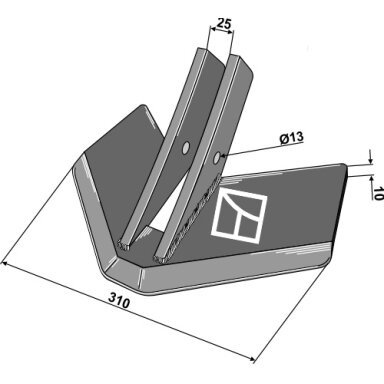 R18025740R Strėlinis noragas Maschio / Gaspardo