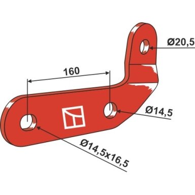 7204027024 Kongskilde Laikiklis, dešinė - Delta Flex