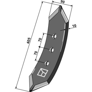 Kultivatoriaus noragėlis 405mm