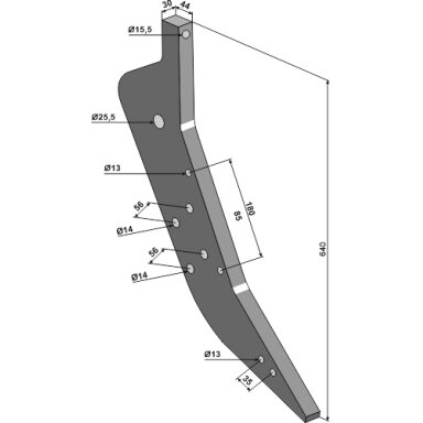 R17622220 Purentuvo koja Maschio / Gaspardo