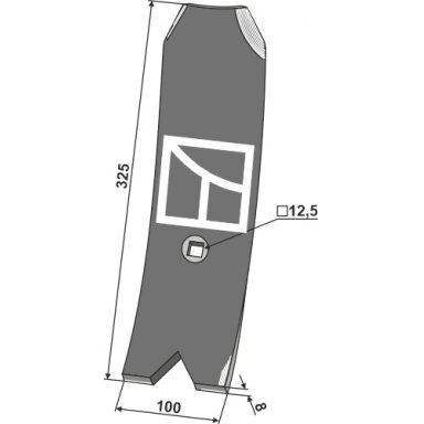 AP-85 Sparnas Unia, 325 mm