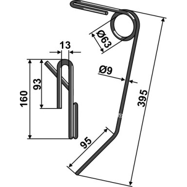 G18903640R Sėjamosios spyruoklė Gaspardo