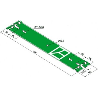 303134 Kverneland lingė, 580 1