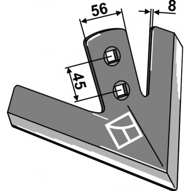 Strėlinis noragas 245mm Strėlinis noragas 245mm
