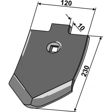 Kaltas 10mm 1 Kaltas 10mm 1