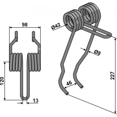 204243 Spyruoklė Amazone 1
