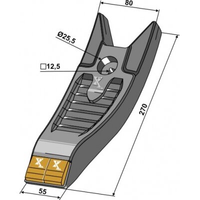 915776 Kaltas Kockerling - kietmetalis 1