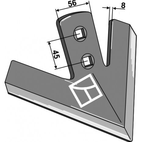 Strėlinis noragas 200mm Strėlinis noragas 200mm