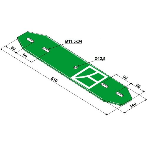 057065 Kverneland lingė, 610 1