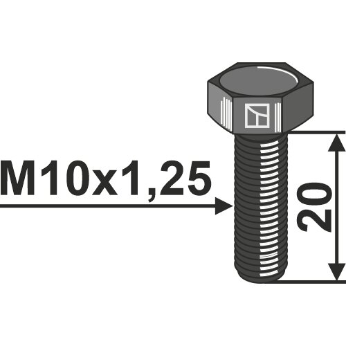 Varžtas - M10x1,25 Varžtas - M10x1,25