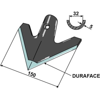 Strėlinis noragas - DURAFACE