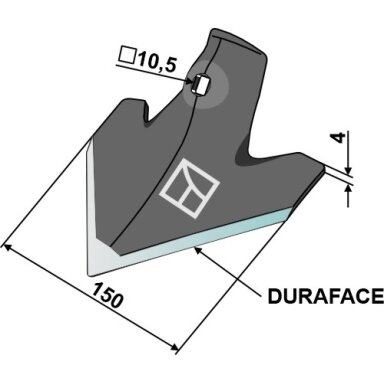 Strėlinis noragas - DURAFACE