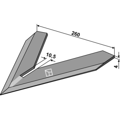 Norago peilis Steketee  260mm