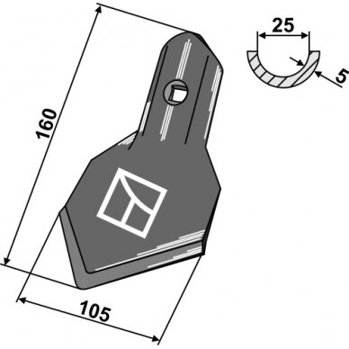 Standartinis noragėlis K45 1
