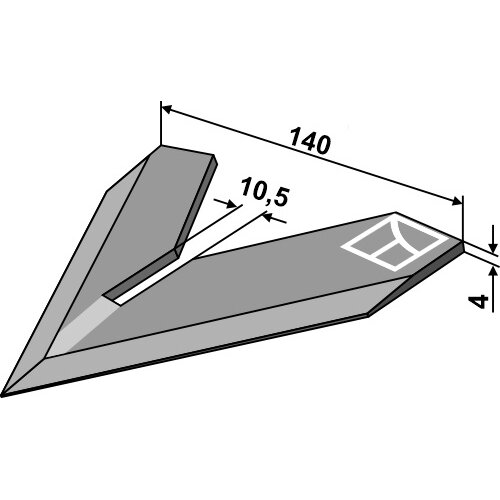 Norago peilis Steketee  140mm 1