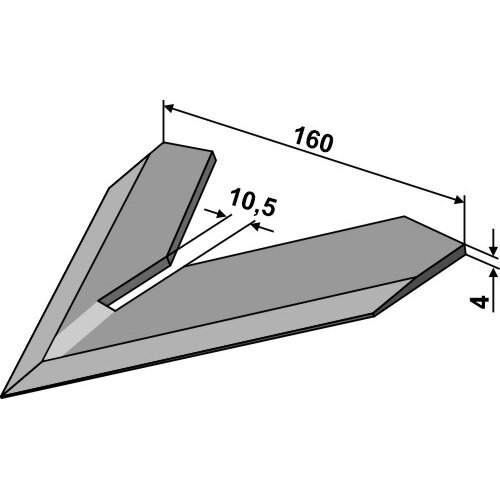 Norago peilis Steketee  160mm 1