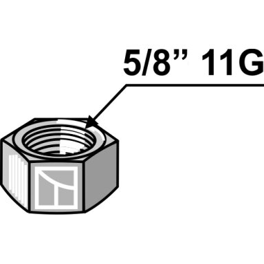 Veržlė 5/8'' 11G