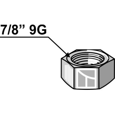 Veržlė 7/8'' 9G
