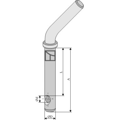 Kaištis with curved handle