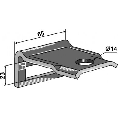 Laikiklis 45 x 10 1
