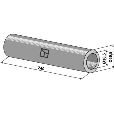 Privirinama įvorė 240mm