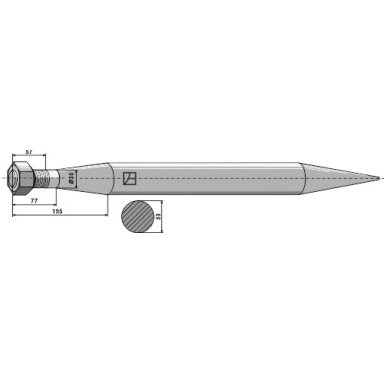 Krautuvo pirštas 800