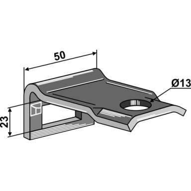 Laikiklis 32 x 10