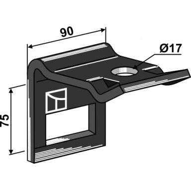 Laikiklis 65 x 16