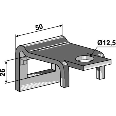Laikiklis 32 x 12