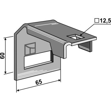 Laikiklis 45 x 10