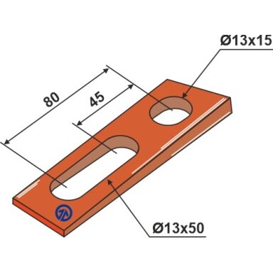Bourgault pleištas 2°, SERIE 200