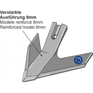 Greitai keičiamas noragėlis - 230mm 1