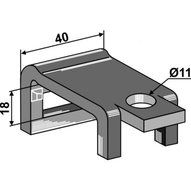 Laikiklis 25 x 8
