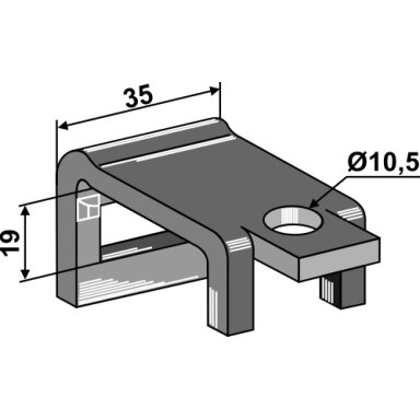 Laikiklis 20 x 6,5
