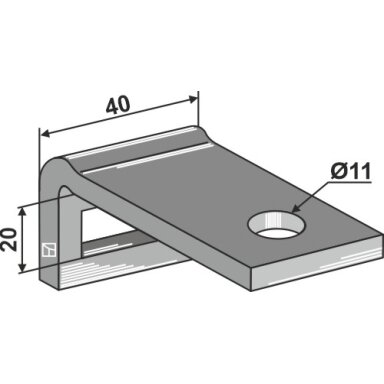 Laikiklis 25 x 8