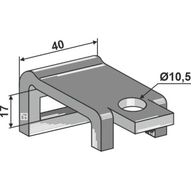 Laikiklis 25 x 8
