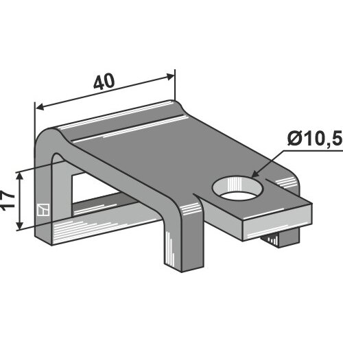 Laikiklis 25 x 8 Laikiklis 25 x 8
